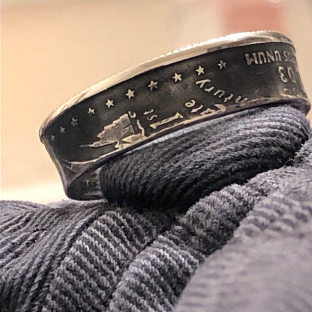 Handmade coin ring - Picture 4 of 8